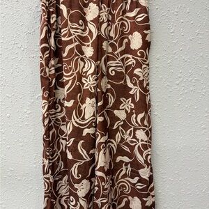 Philosophy Brown and Cream Swirl Pants
